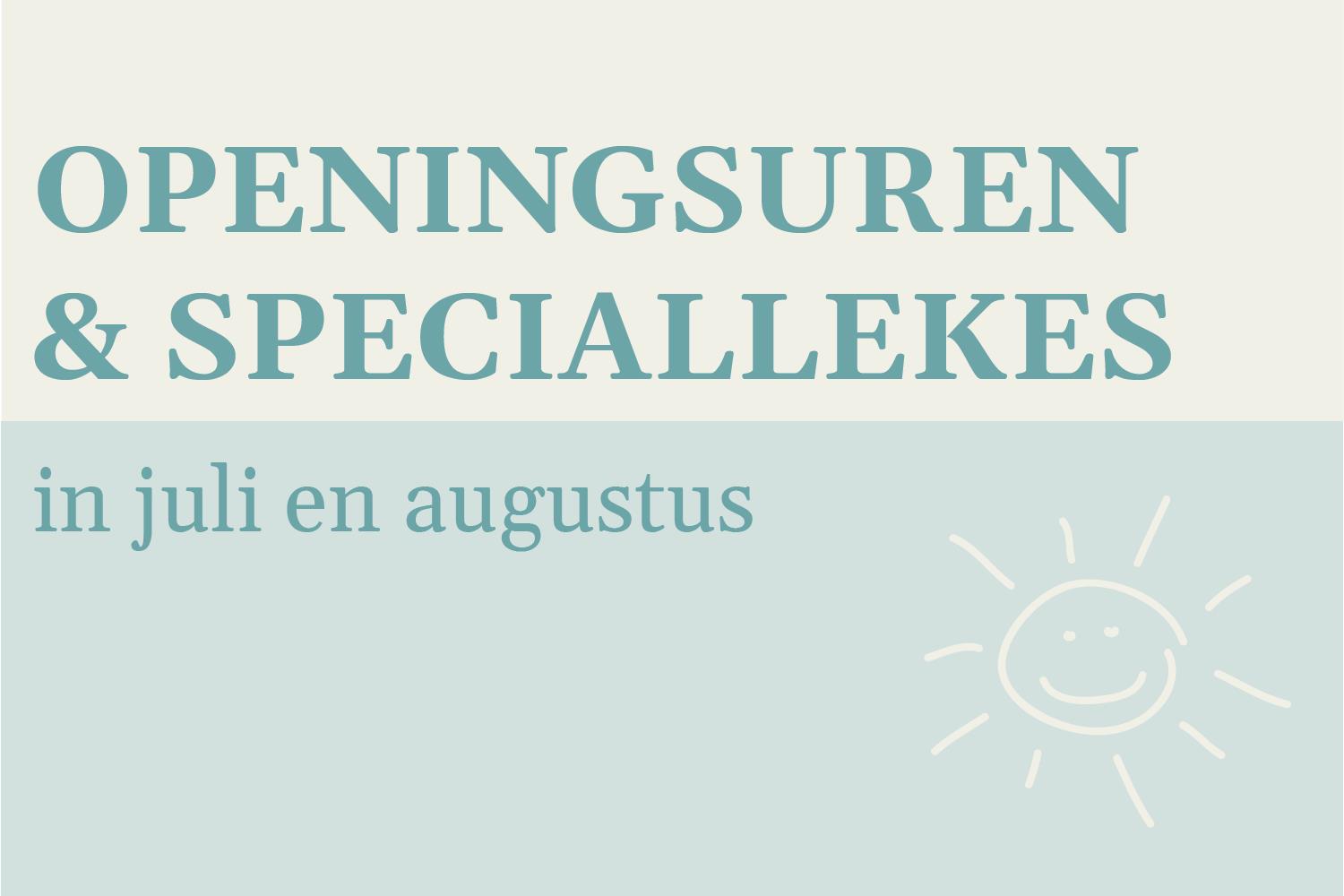 Tatteljee Openingsuren & speciallekes